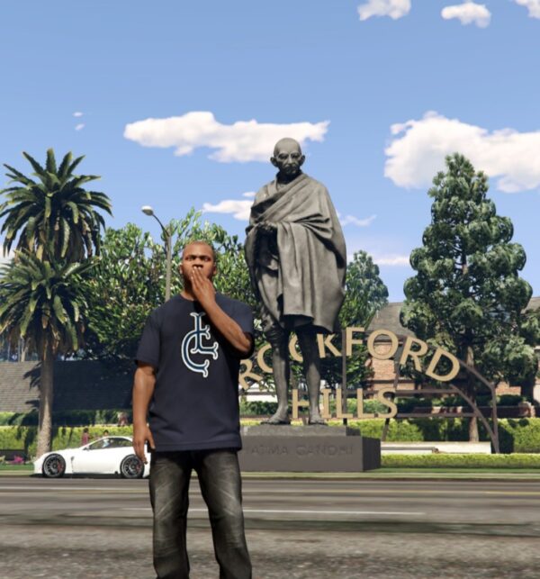 Mahatma Gandhiji Statue GTA 5 Mod